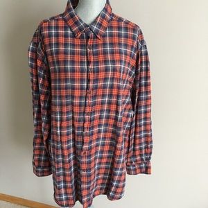 Men’s Croft and Barrow long sleeve flannel - XXL